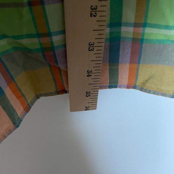 Ralph Lauren Shirt Mens XL Green Purple Short Sleeve Pastel Colorful Pony Preppy - Picture 9 of 9